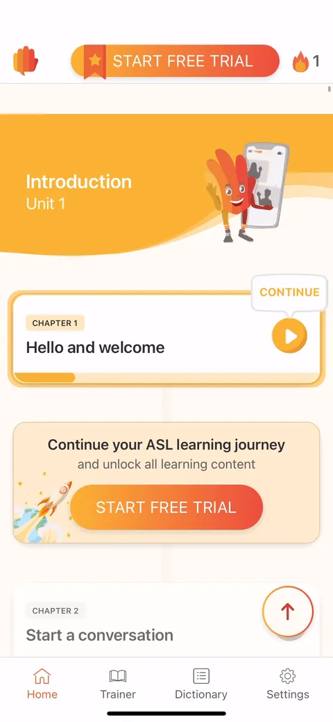 Lingvano onboarding screen 84