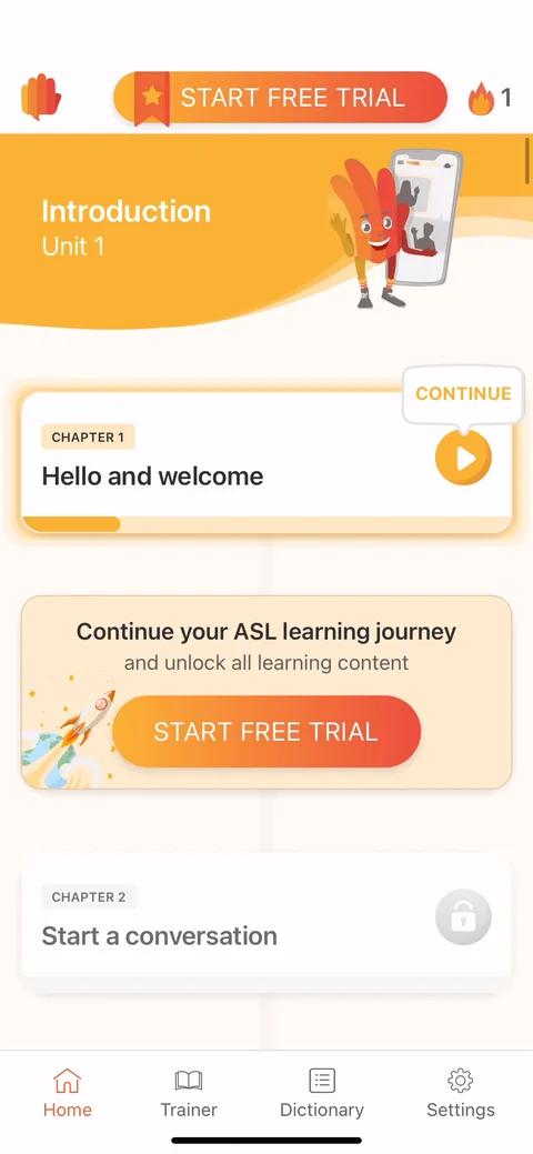 Lingvano onboarding screen 85