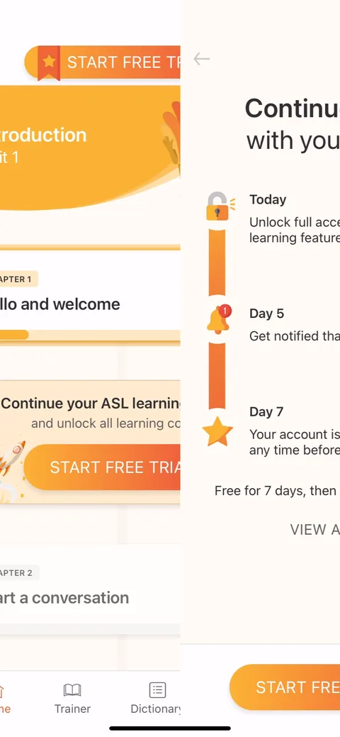 Lingvano onboarding screen 86