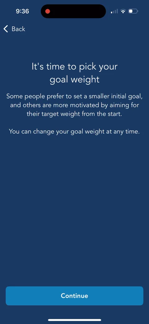 Lose It onboarding screen 14: 