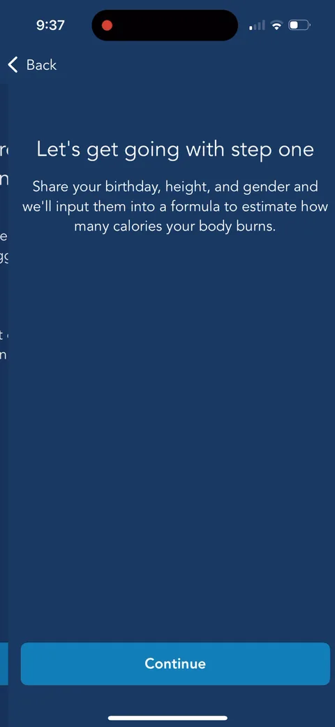 Lose It onboarding screen 29