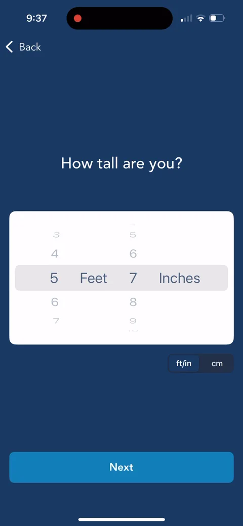 Lose It onboarding screen 32