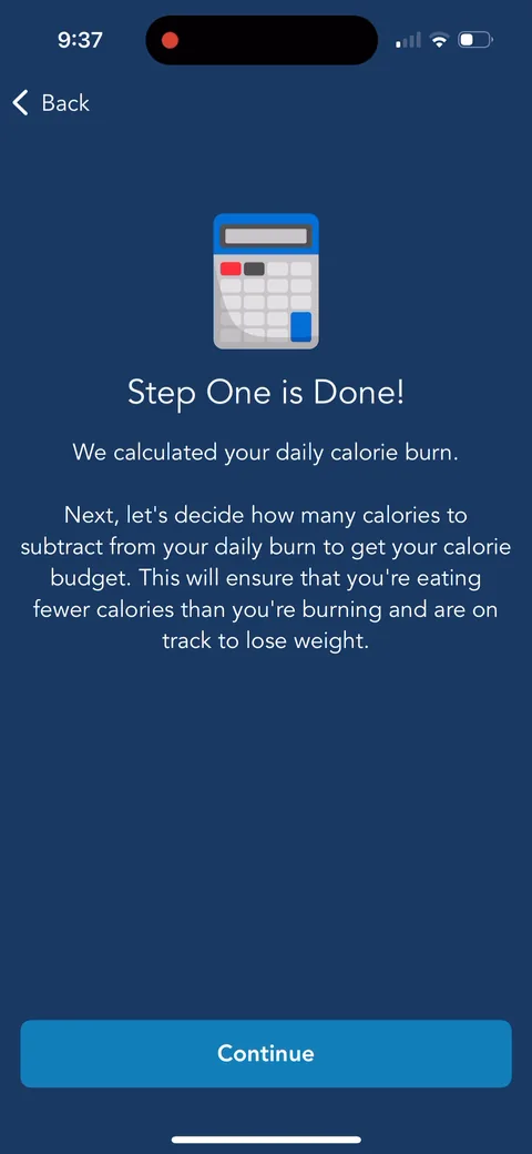 Lose It onboarding screen 34: 