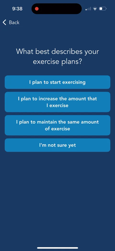 Lose It onboarding screen 40