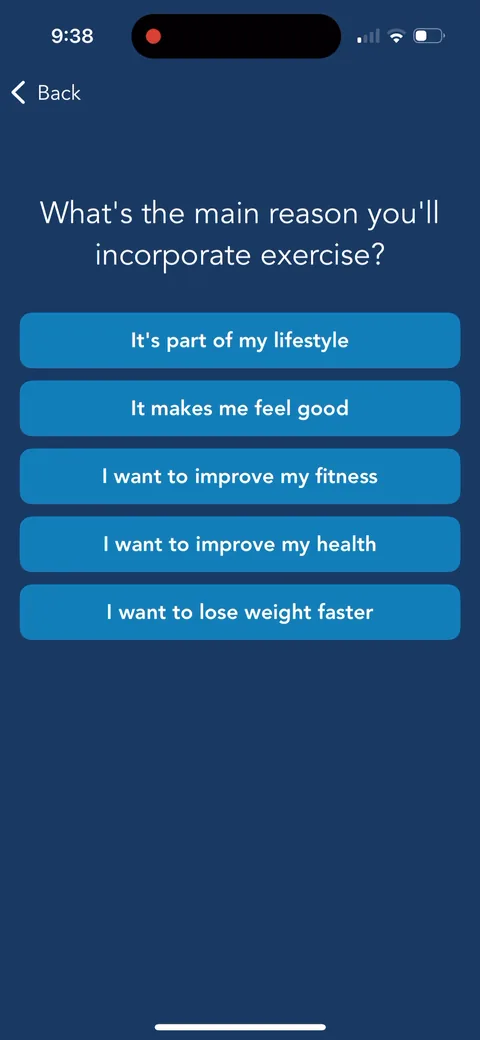 Lose It onboarding screen 41