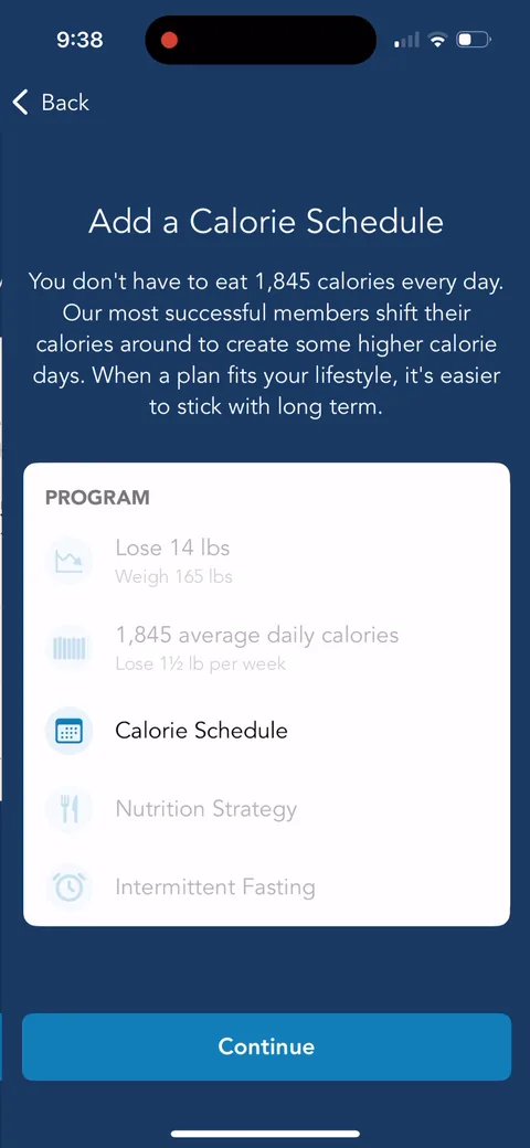 Lose It onboarding screen 44: 