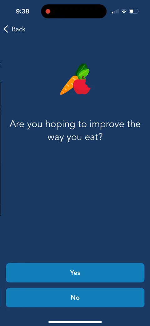 Lose It onboarding screen 52