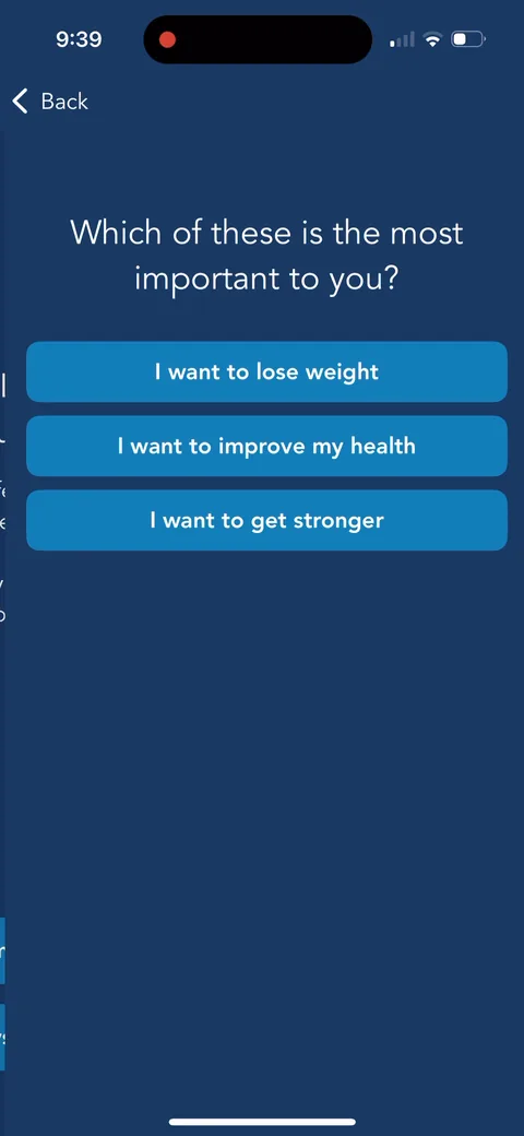 Lose It onboarding screen 57: 