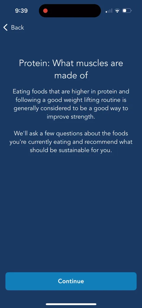 Lose It onboarding screen 59: 