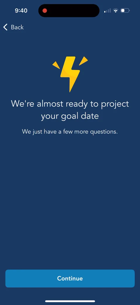Lose It onboarding screen 80: 