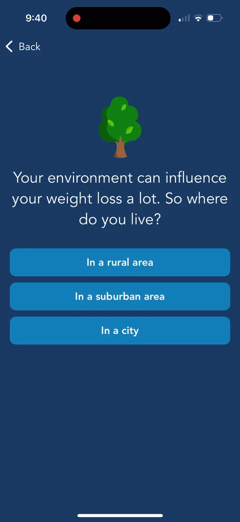 Lose It onboarding screen 81: 