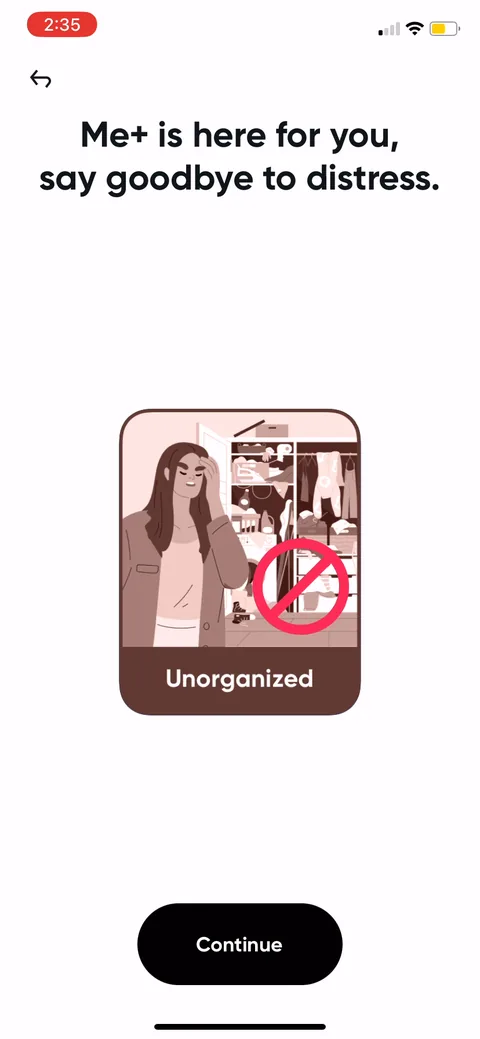 Me onboarding screen 21