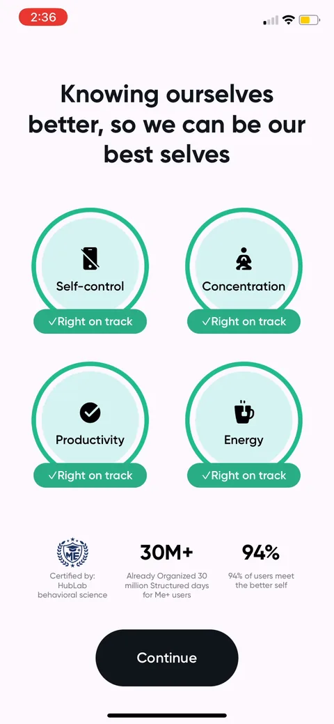 Me onboarding screen 26