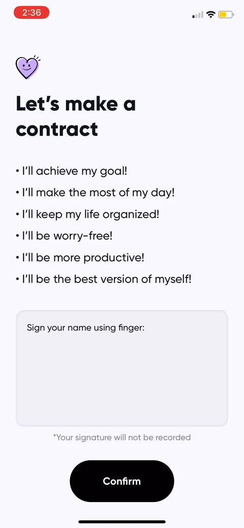 Me onboarding screen 32: Sign-your-name-with-your-finger contract: 