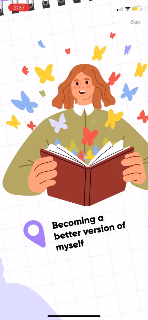 Me onboarding screen 39