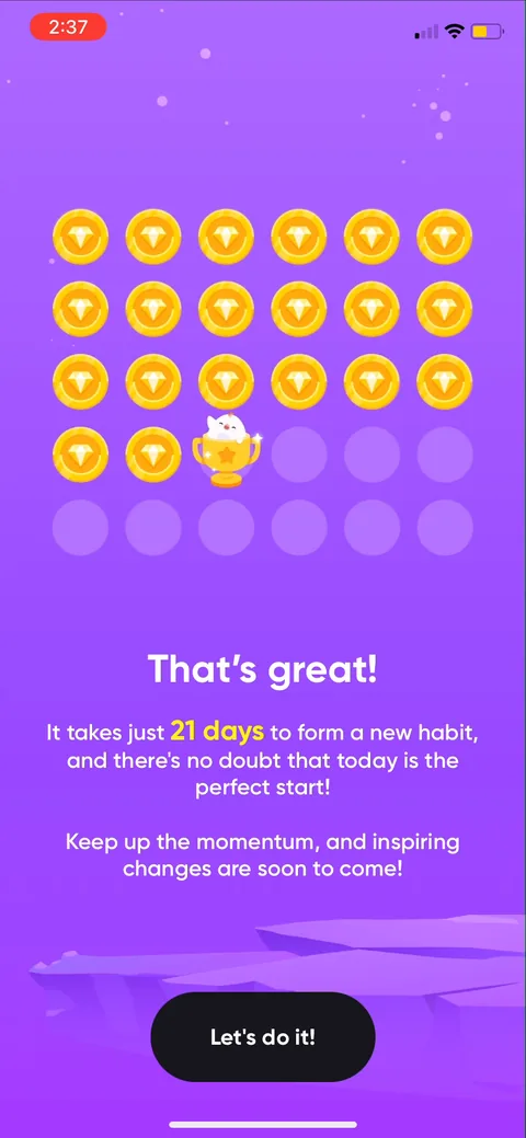 Me onboarding screen 56