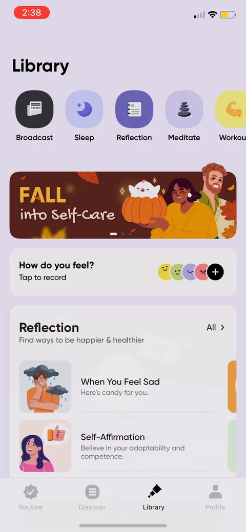 Me onboarding screen 74