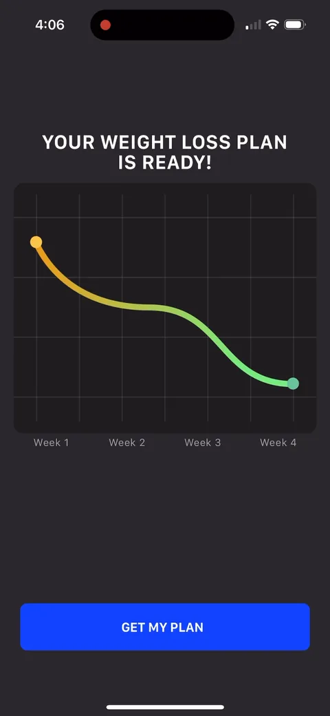 Muscle Booster onboarding screen 100: Close the purchase sheet and you land back on 