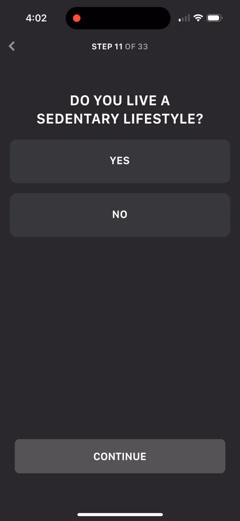 Muscle Booster onboarding screen 27