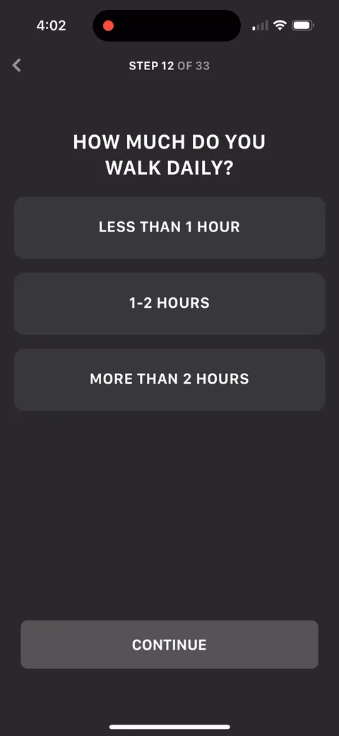 Muscle Booster onboarding screen 29