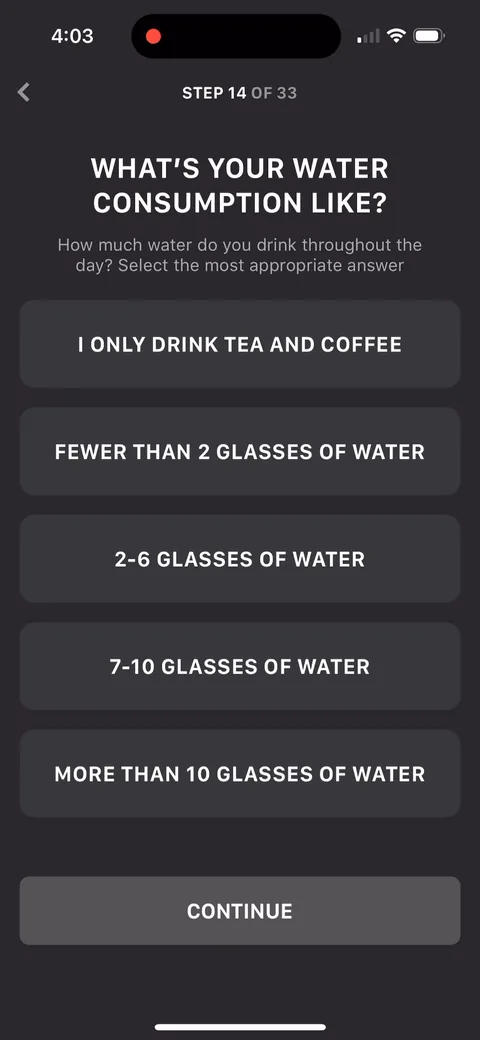 Muscle Booster onboarding screen 32