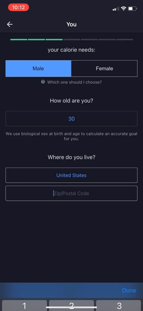 Myfitnesspal onboarding screen 10