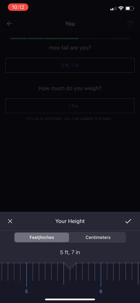 Myfitnesspal onboarding screen 12
