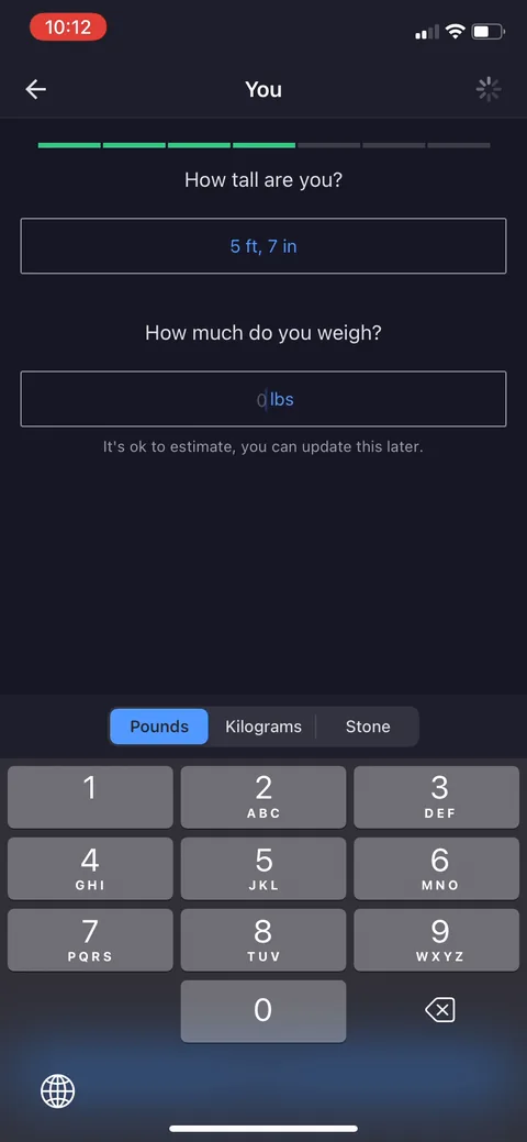 Myfitnesspal onboarding screen 14