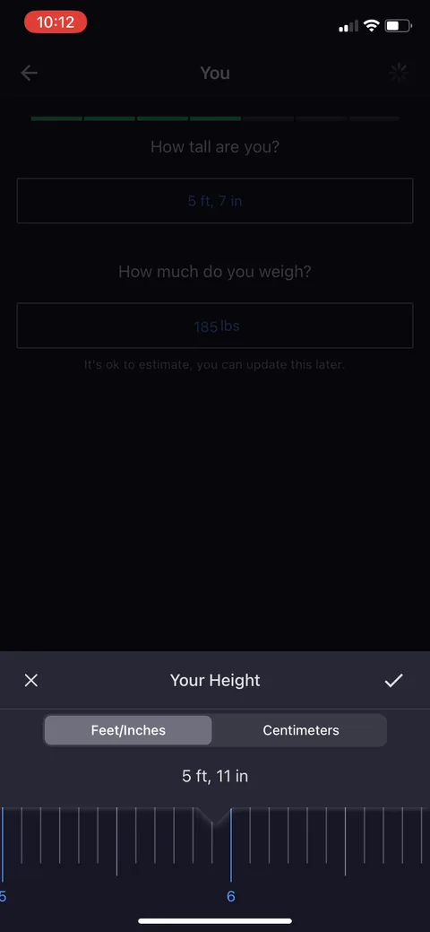 Myfitnesspal onboarding screen 17