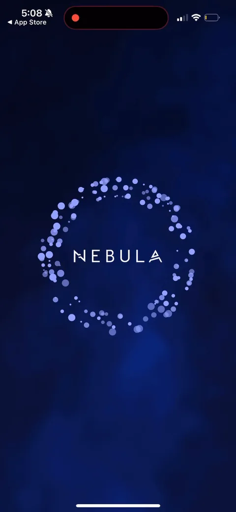 Nebula onboarding screen 4