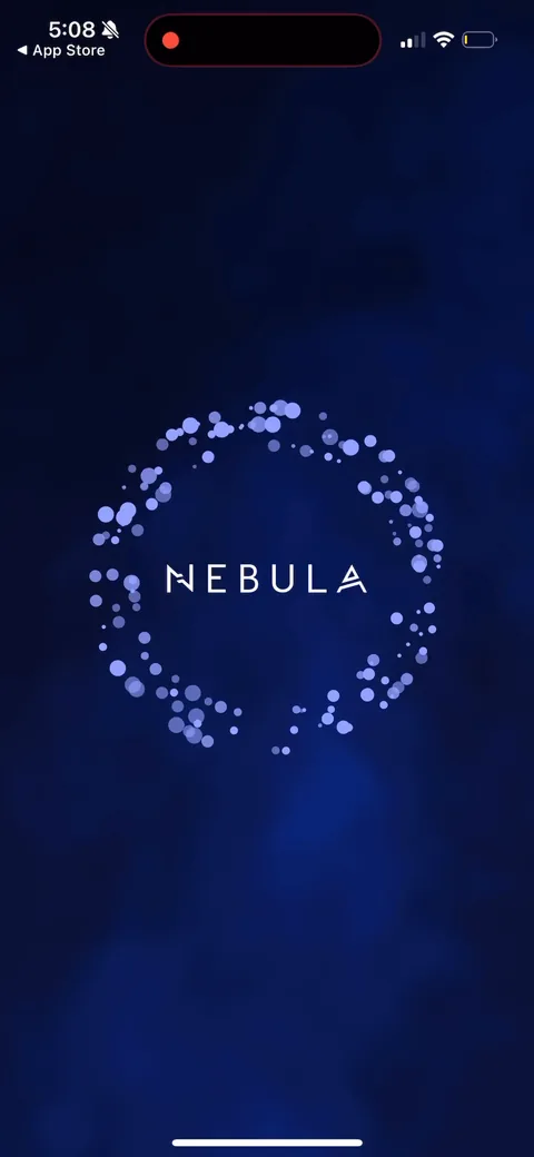 Nebula onboarding screen 5