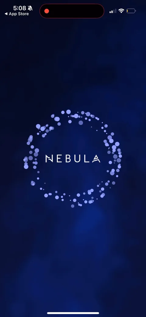Nebula onboarding screen 6
