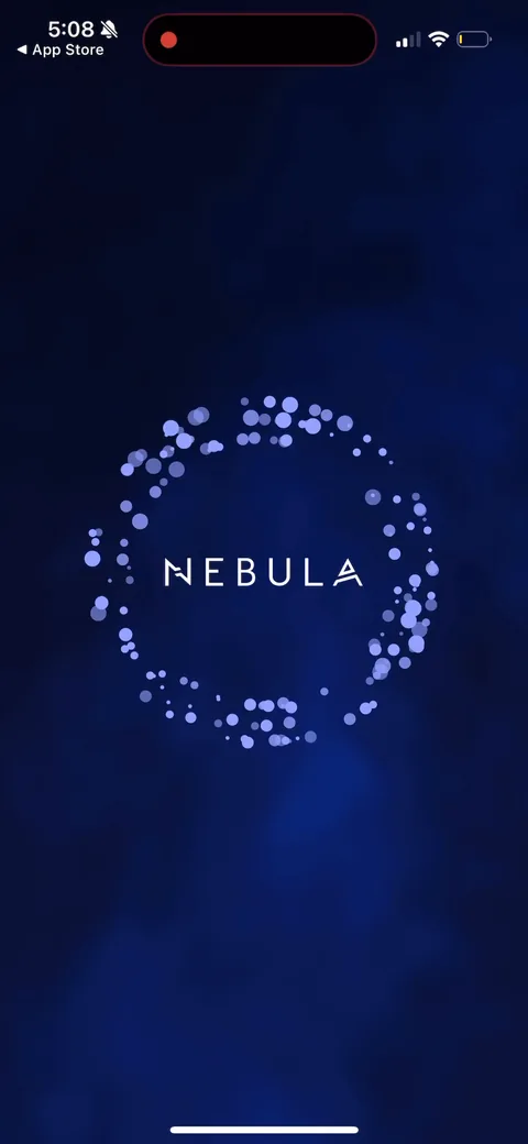 Nebula onboarding screen 7
