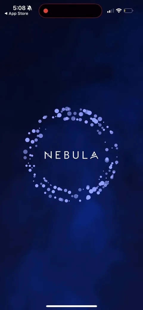 Nebula onboarding screen 8