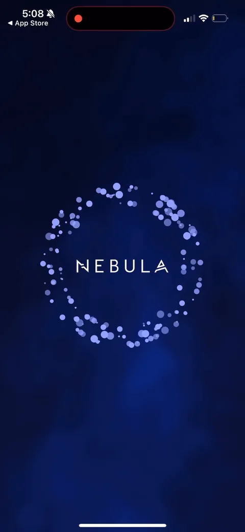 Nebula onboarding screen 9