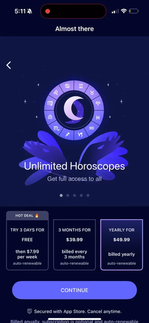 Nebula onboarding screen 104