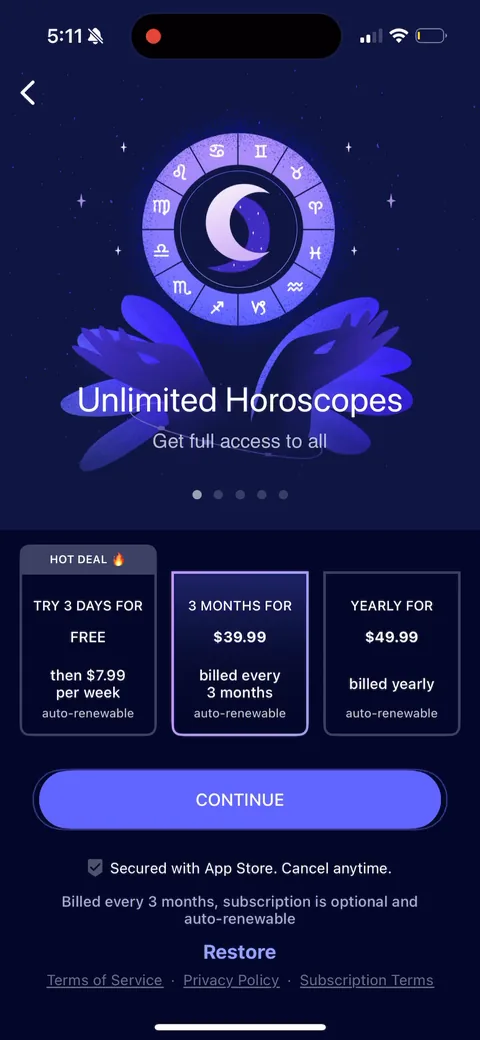 Nebula onboarding screen 106