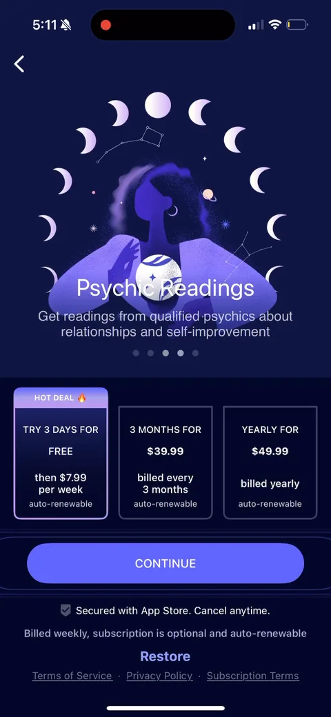 Nebula onboarding screen 110