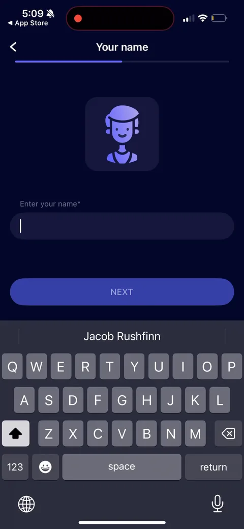 Nebula onboarding screen 25