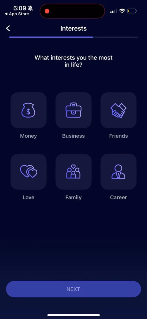 Nebula onboarding screen 31