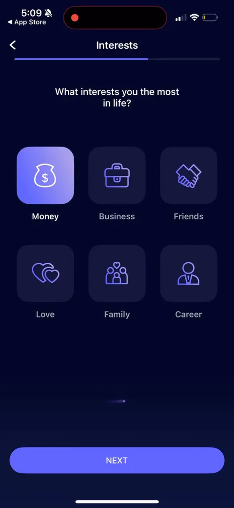 Nebula onboarding screen 32