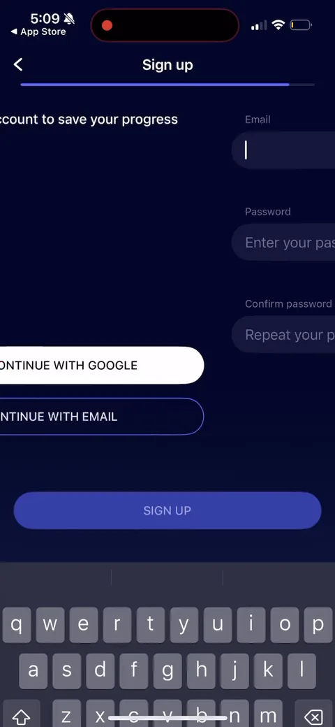 Nebula onboarding screen 44