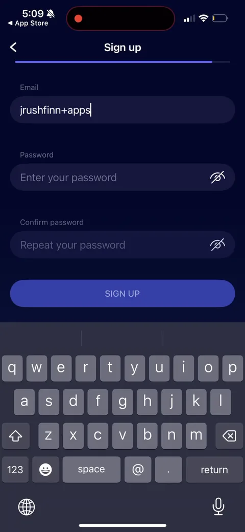 Nebula onboarding screen 48