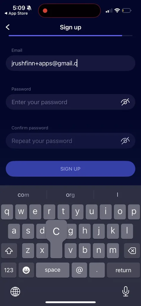 Nebula onboarding screen 50