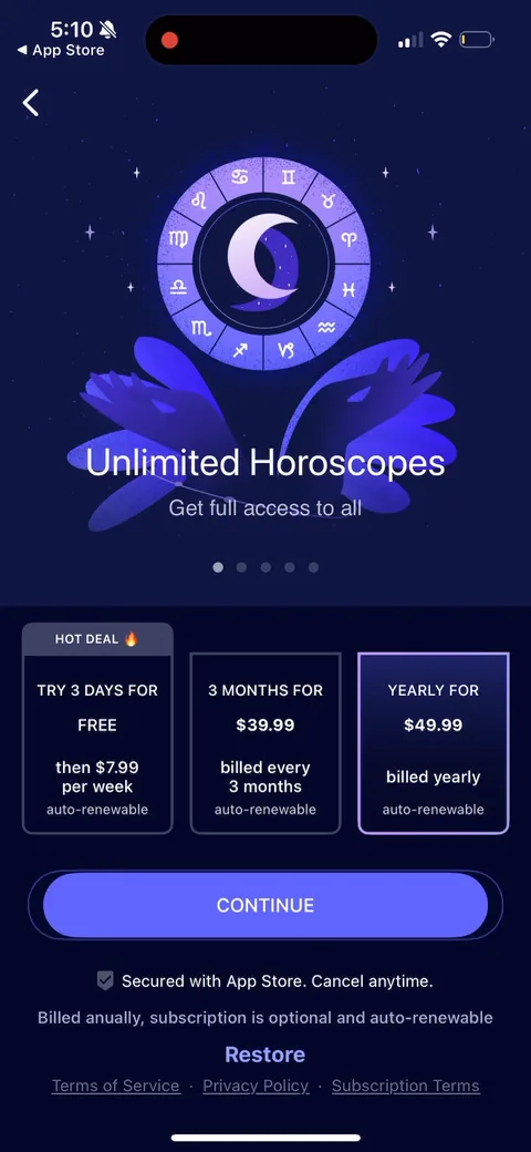 Nebula onboarding screen 79