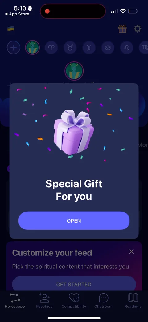 Nebula onboarding screen 81