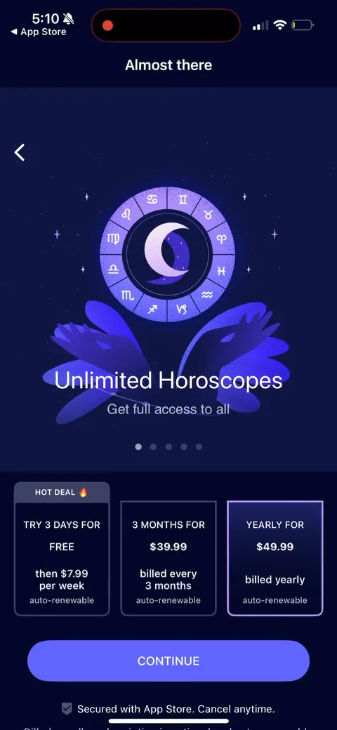 Nebula onboarding screen 88