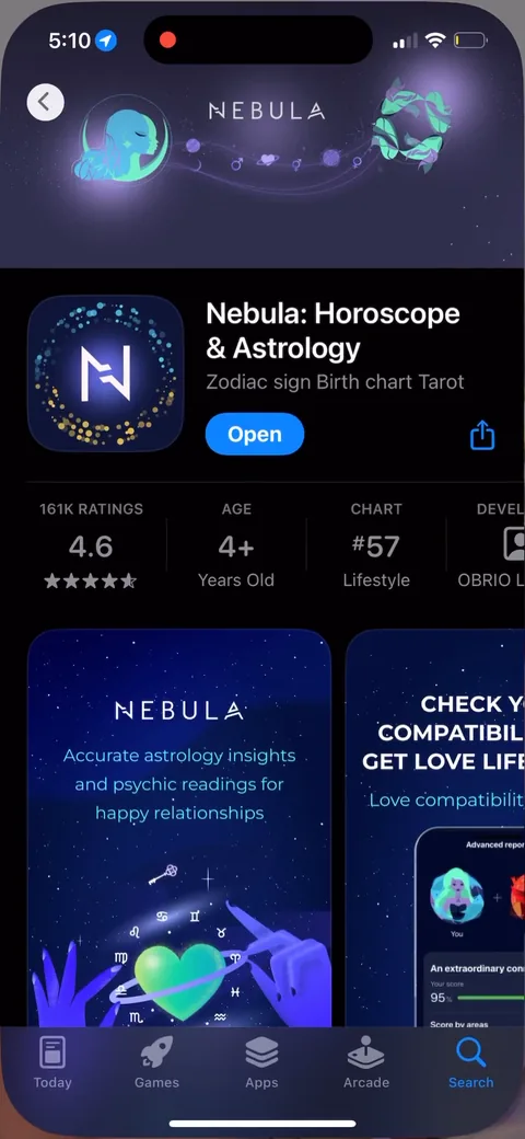 Nebula onboarding screen 92