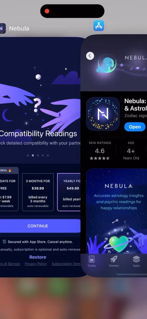 Nebula onboarding screen 94