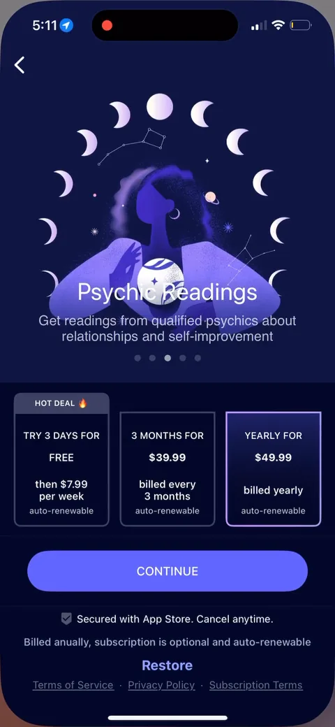 Nebula onboarding screen 97